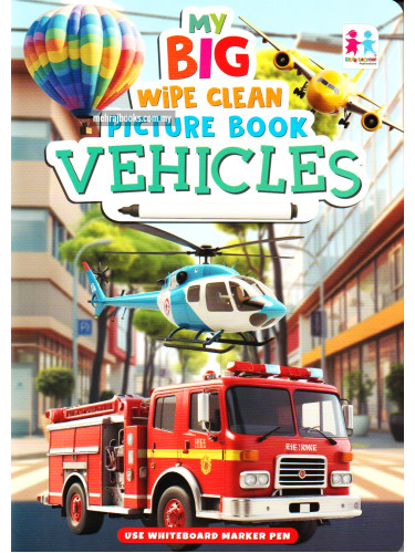 My Big Wipe Clean Picture Book Vehicles